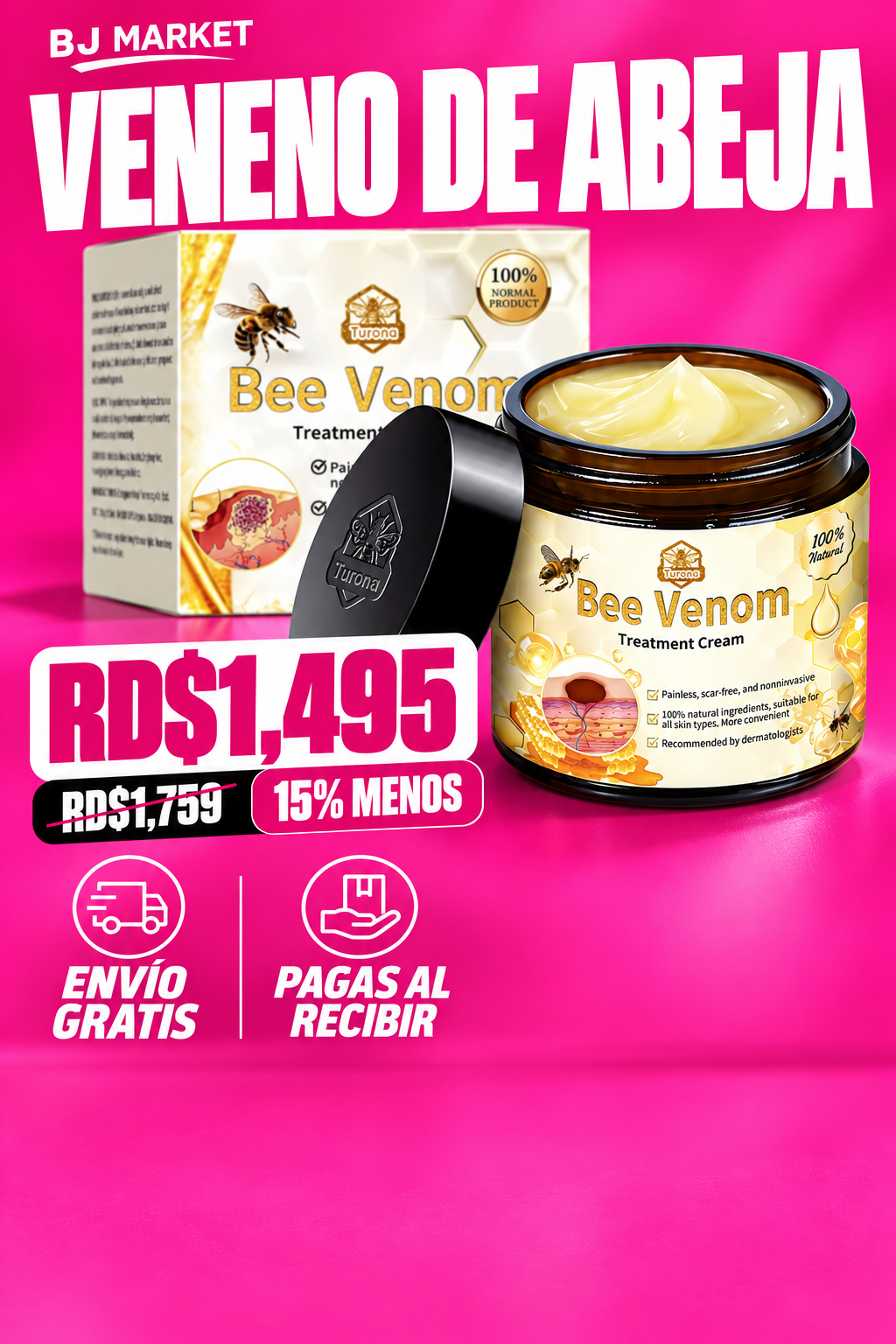 Veneno de Abeja – Crema de Tratamiento