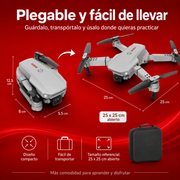 Dron E99 Pro Plegable con Cámara y Control Remoto