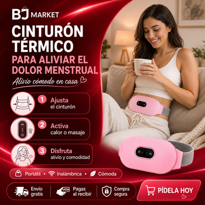 Almohadilla térmica para el dolor en los ciclos menstruares 🩸