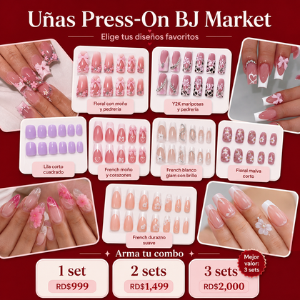 Combo de Uñas Press-On — Elige tus Diseños