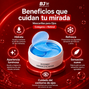 Mascarillas para Ojos con Colágeno + Retinol