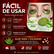 Mascarillas para Ojos Aloe Vera + Colágeno 😍