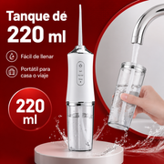 Irrigador Bucal Portátil Recargable con 4 Boquillas