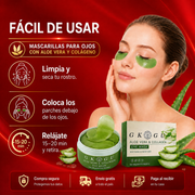 Mascarillas para Ojos Aloe Vera + Colágeno 😍