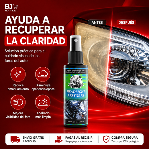 Kit Restaurador de Faros de Coche