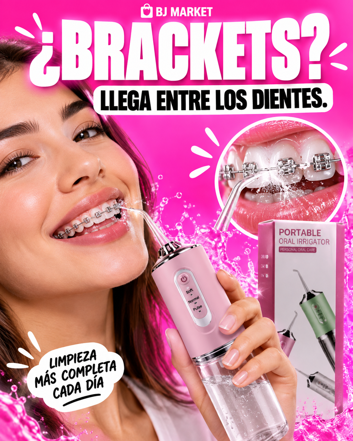Ideal si usas brackets, tienes implantes o encías sensibles