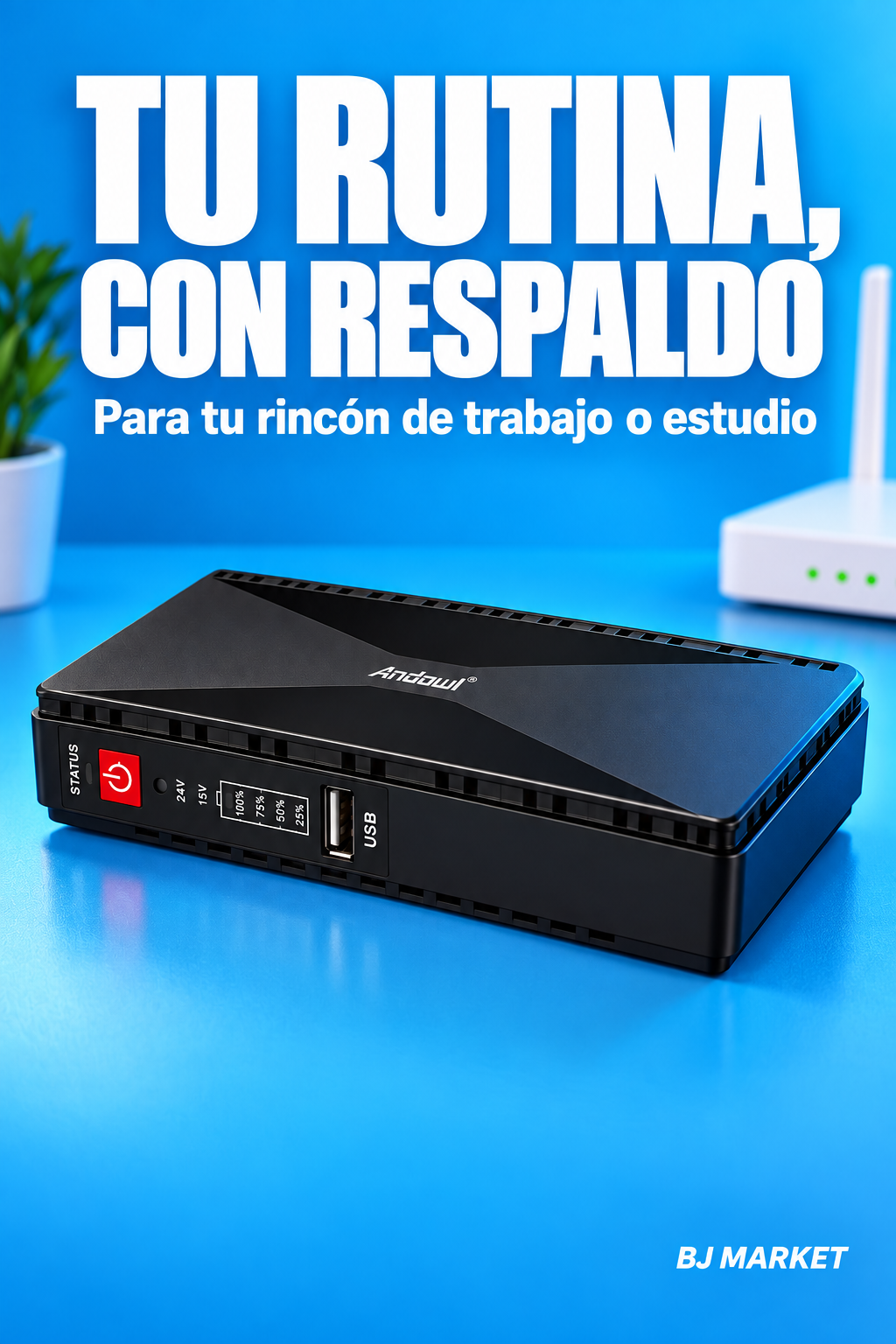 Carcasa y ventilacion del mini UPS Q-UP900