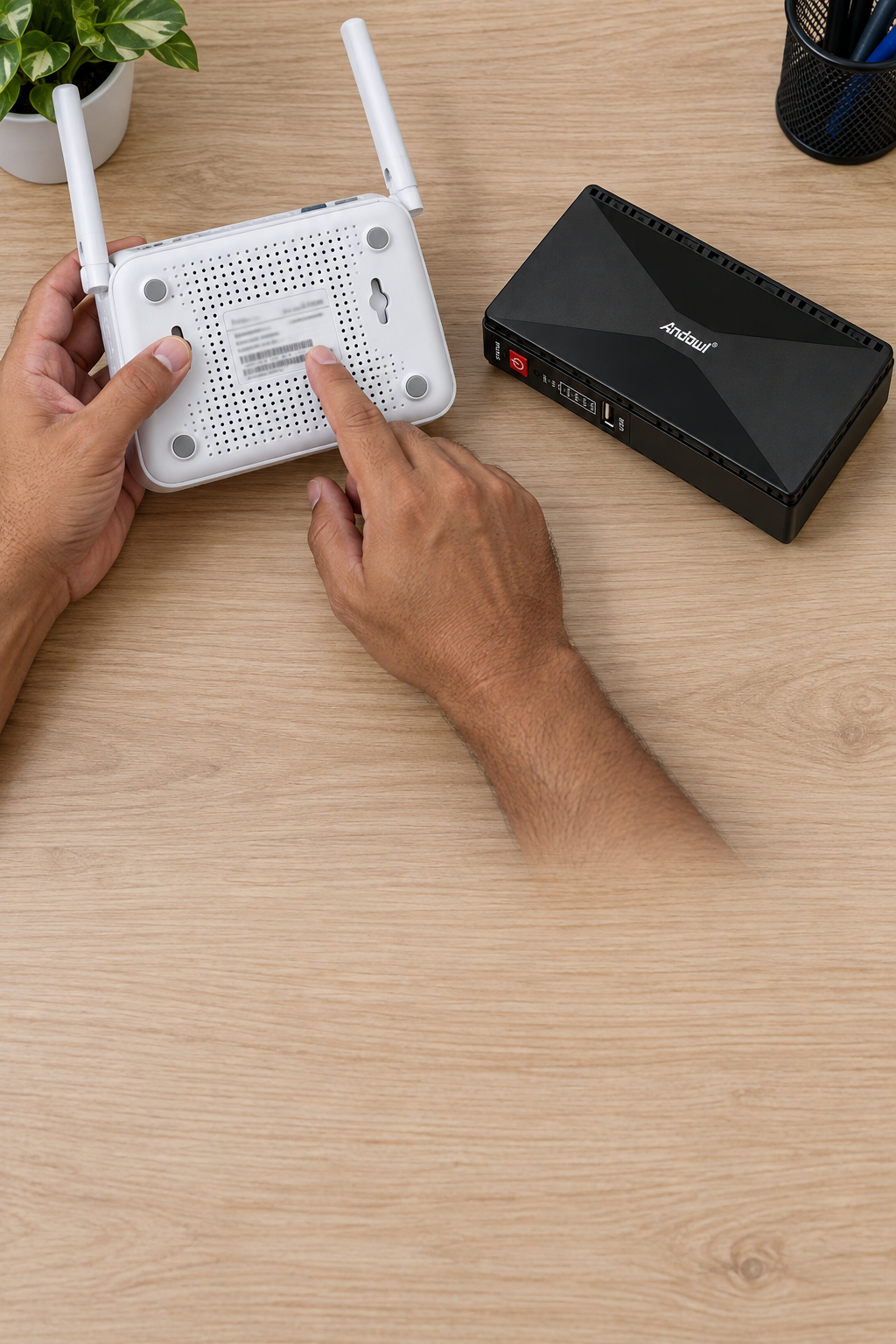 Revisa la etiqueta de tu router