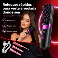 Peine Alisador Portátil para Retoques Rápidos