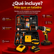 Kit de Taladro Inalámbrico 24V con Maletín de Herramientas