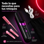 Peine Alisador Portátil para Retoques Rápidos