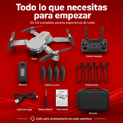 Dron E99 Pro Plegable con Cámara y Control Remoto