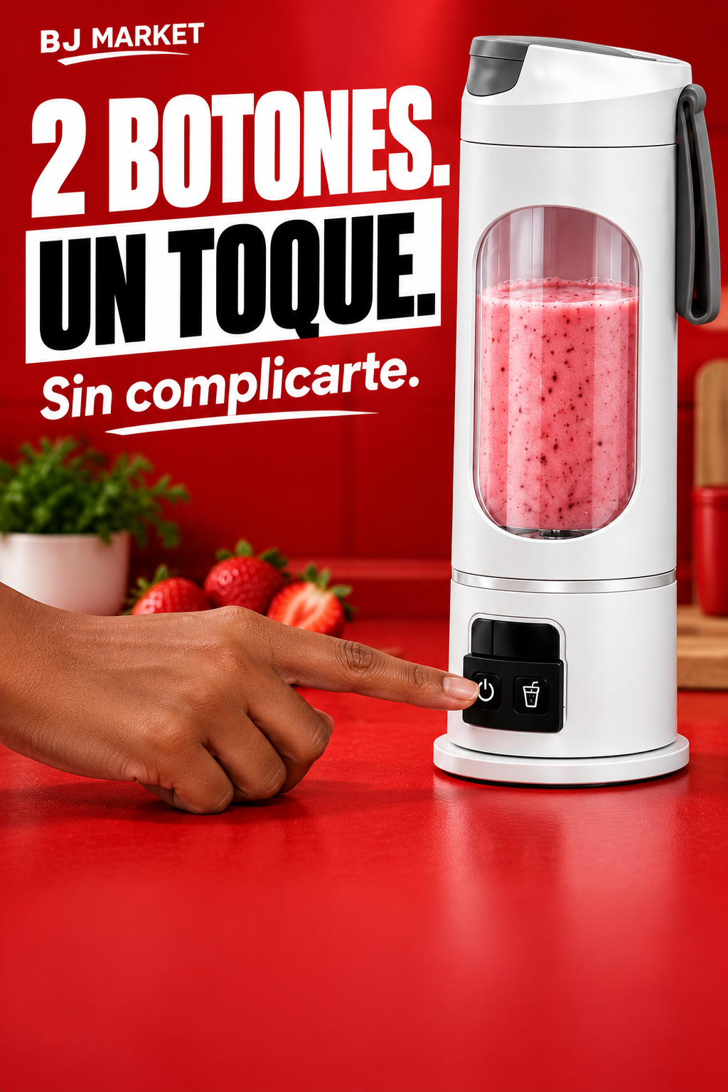 Mini Licuadora Portátil HS-860 | 300 ml recargable por USB