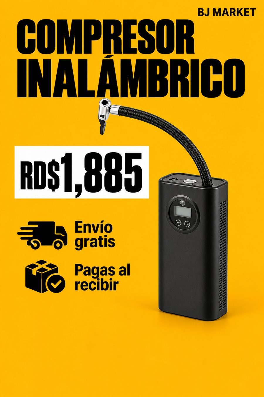 Compresor de aire inalámbrico SCK619-3