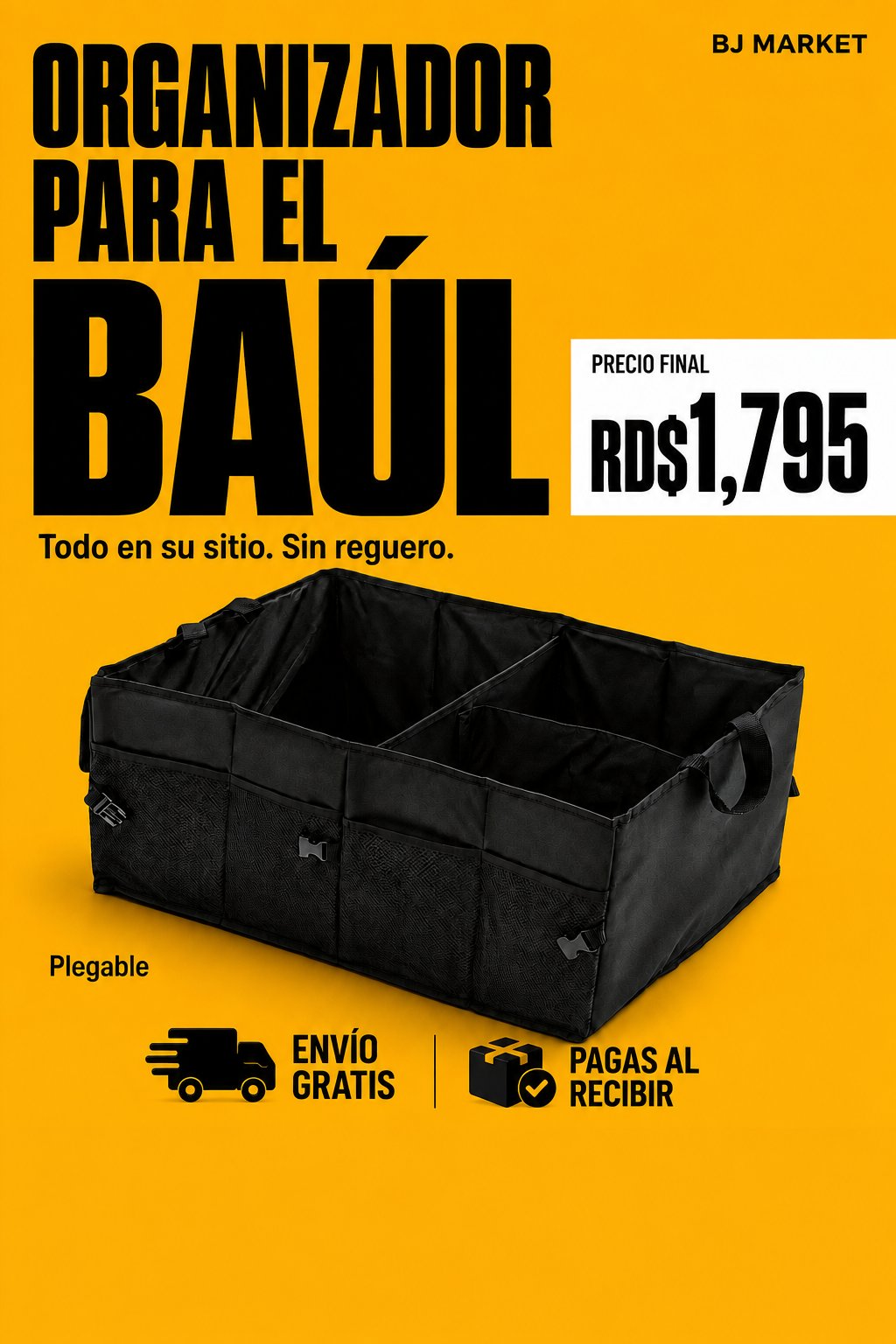Organizador plegable para el baúl - imagen 1